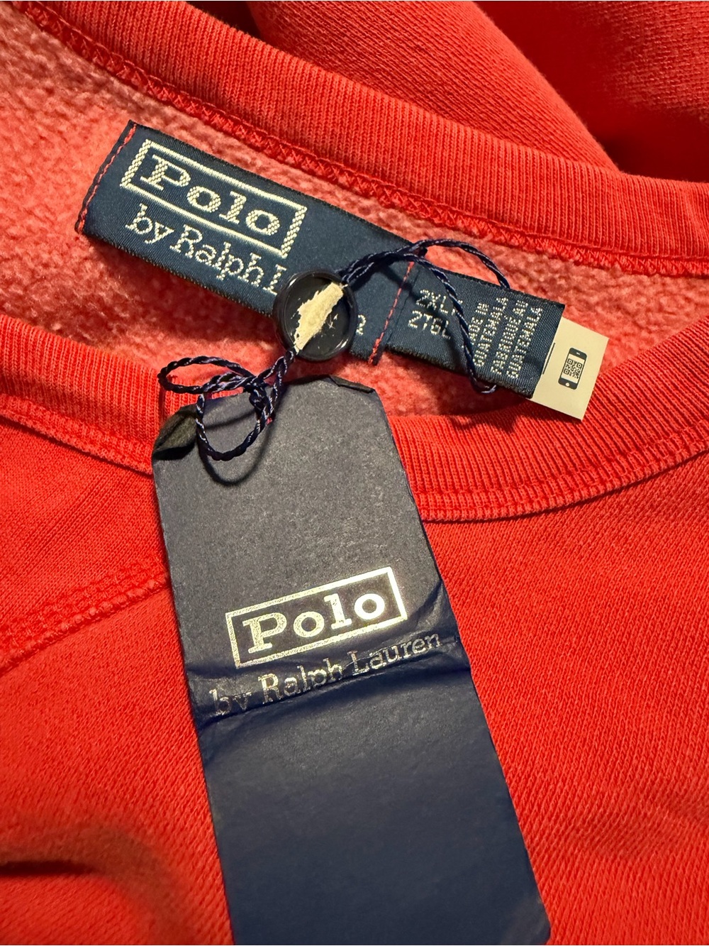Polo Ralph Lauren Sailmakers Vintage Fleece Sweatshirt Men’s 2XLT tall new - Picture 4 of 10